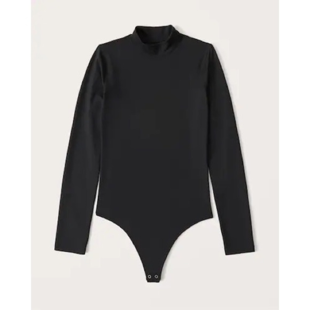 Abercrombie Long-Sleeve Seamless Mockneck Bodysuit